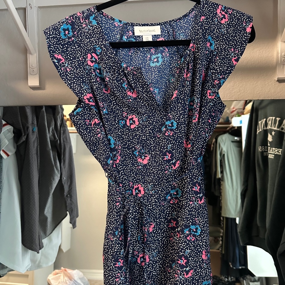 Motherhood Maternity Floral Shirt